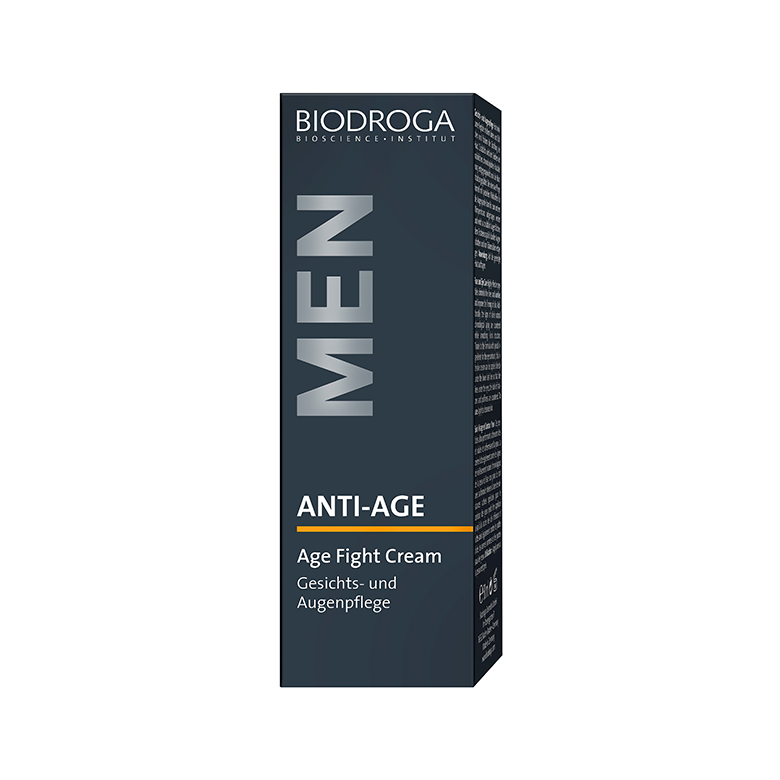 BIODROGA MEN ANTI AGE 2 IN 1 AGE FIGHT CREAM | CREMA 2 EN UNO ANTI-EDAD PARA HOMBRE